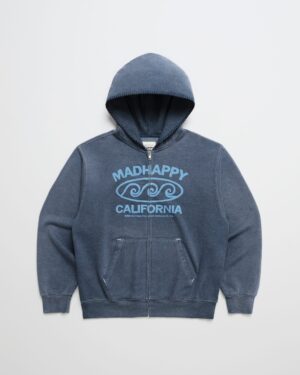 Front view of California Lightweight Fleece Zip Up