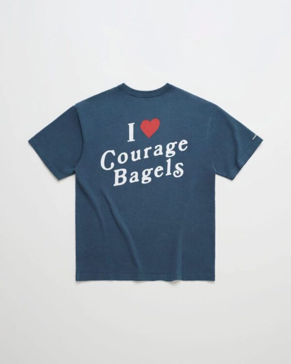 I Heart Courage Bagels Heavyweight Tee