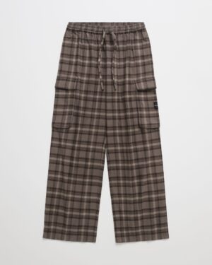 Flannel Cargo Boxer Pant