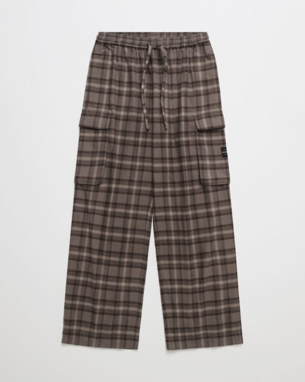 Flannel Cargo Boxer Pant