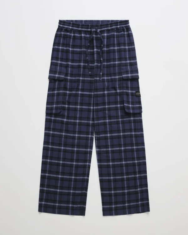 Flannel Cargo Boxer Pant
