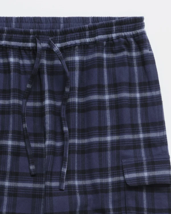Flannel Cargo Boxer Pant
