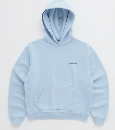 Front view of Madhappy SKY Blue Tracksuit by madhappy it’s a pair of hoodie and sweatpent.